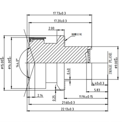 DVR 3/2MP Круглый обзорный объектив Advanced Optical Design Panorama Max Image HeightØ7.0,F/NO2.0; Парковочный помощник