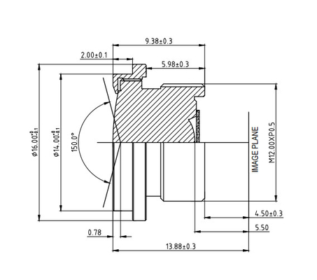 IP67 2MP/3MP Система управления кабиной Объектив F2.0 EFL3.0mm Безопасность и защита
